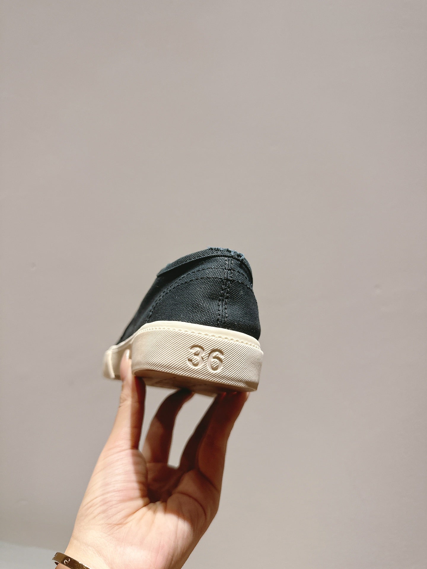 BALENCIAGA 25S SNEAKER IN BLACK CANVAS