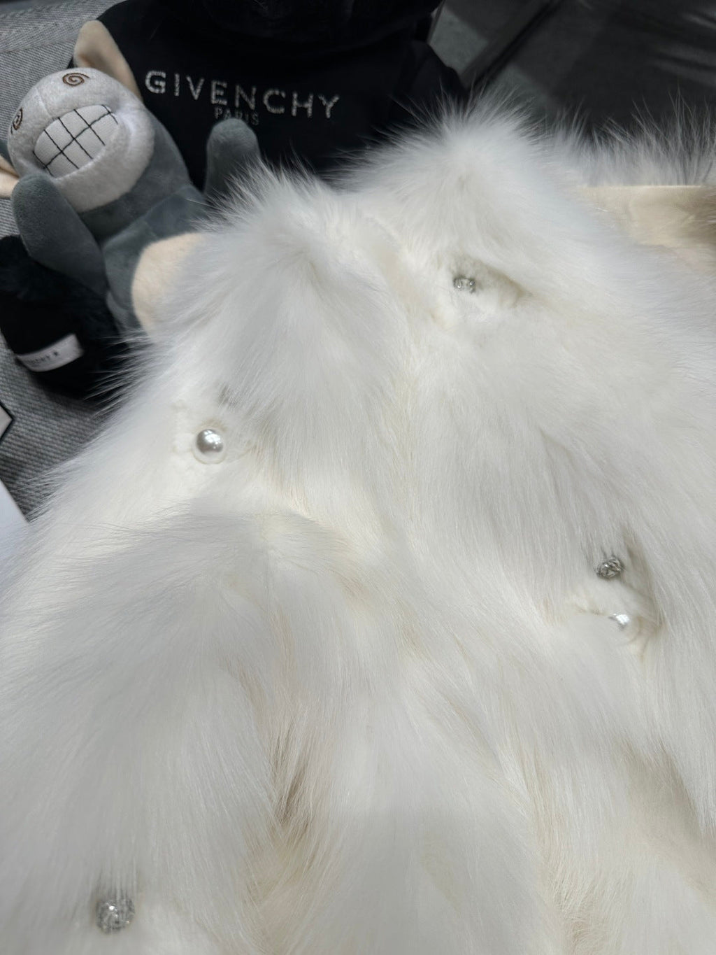 CHANEL 25S FOX FUR JACKET 593