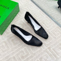BOTTEGA VENETA BOOGIE JAGUAR-PRINTED CALF HAIR PUMPS 45 MM BLACK